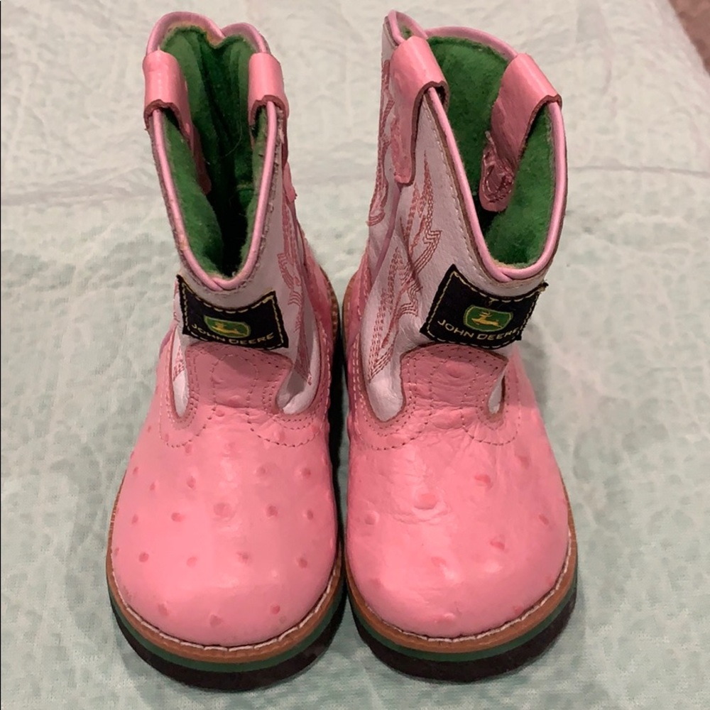 Girls John Deere cowboy boots size 4.5